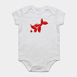 Balloon Dog Poop Baby Bodysuit